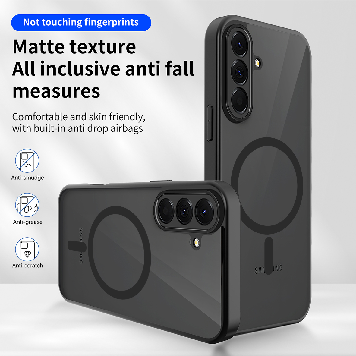 Phone Accessories Online Shop - Capa de telefone fosca para samsung