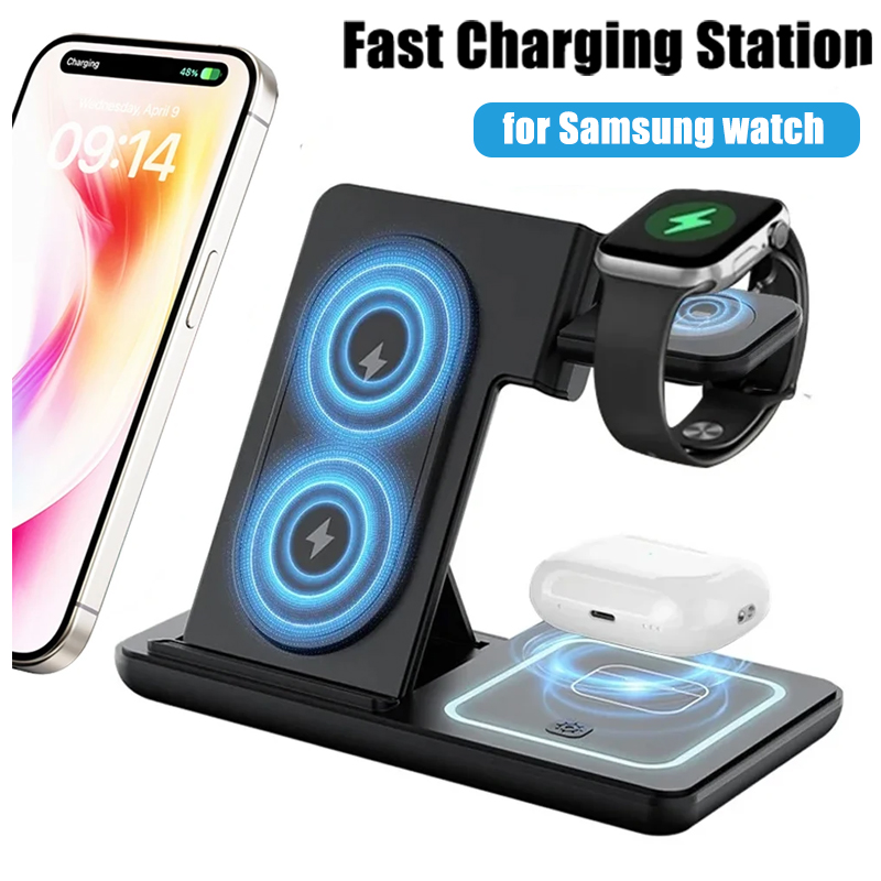 Phone Cooling Fan - 3 em 1 dobrável carregador sem