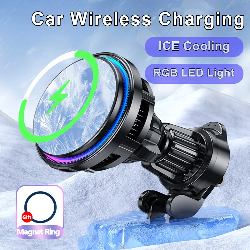 Phone Cooling Fan - Suporte magnético para carregador de carro