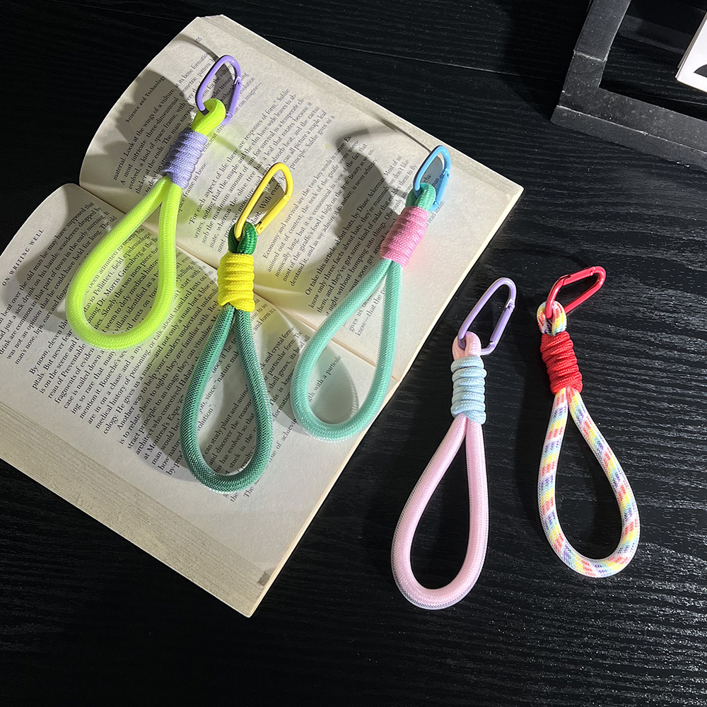 Phone Accessories And Gadget - Malha landyard fluorescente pingente saco do