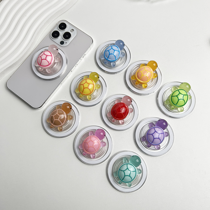Pop Socket Grip - Suporte de telefone tartaruga que brilha