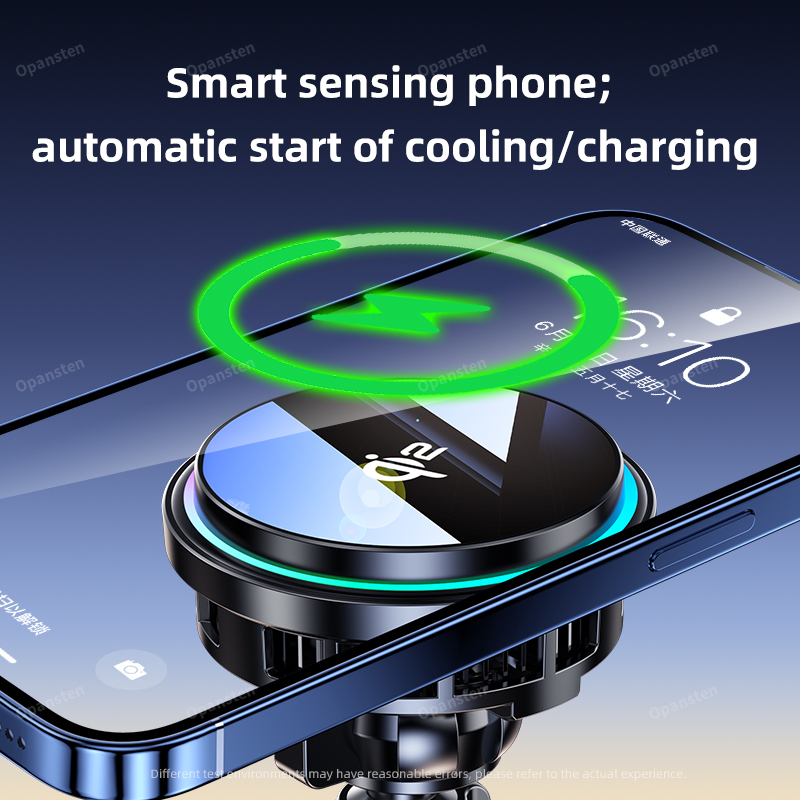 Qi2 vidro temperado de resfria - Phone Cooling Fan avaliação e preço