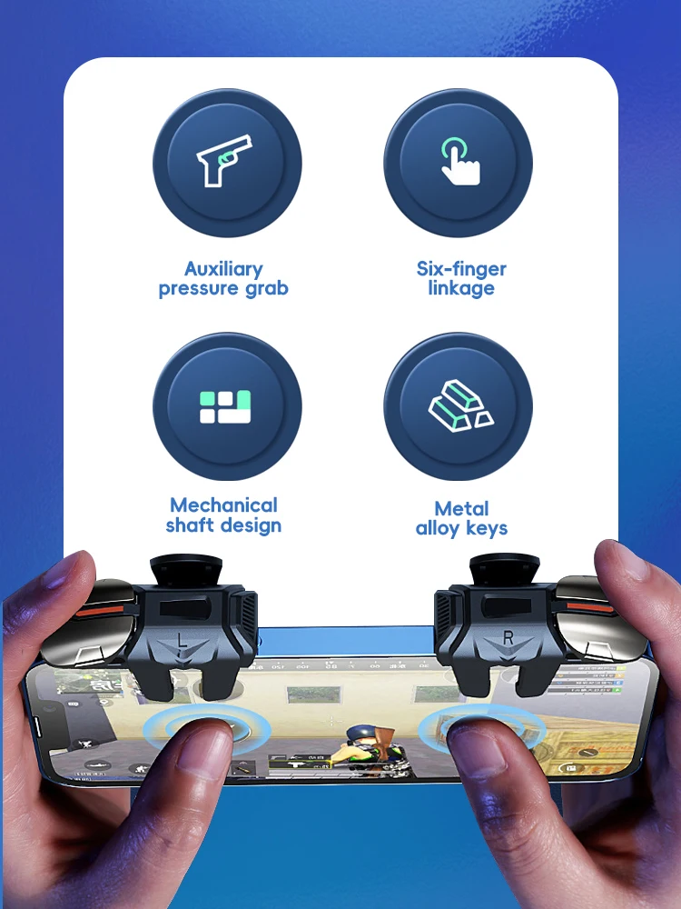 Data sapo seis dedos g21 gatil - Gaming Trigger Phone avaliação e preço