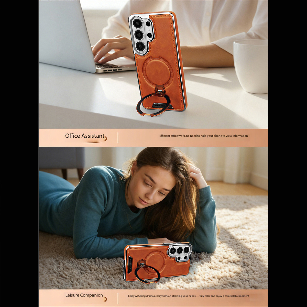 Capa de Telefone em Couro PU p - Phone Accessories Popsocket avaliação e preço