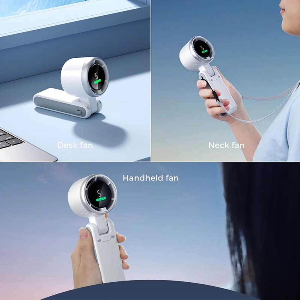 Mini ventilador portátil dobrá - Phone Cooling Fan avaliação e preço