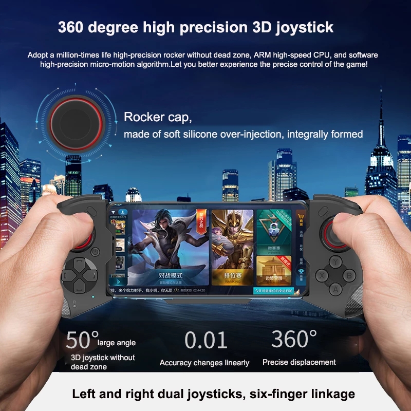 Telefone celular gamepad joyst - Gaming Trigger Phone avaliação e preço