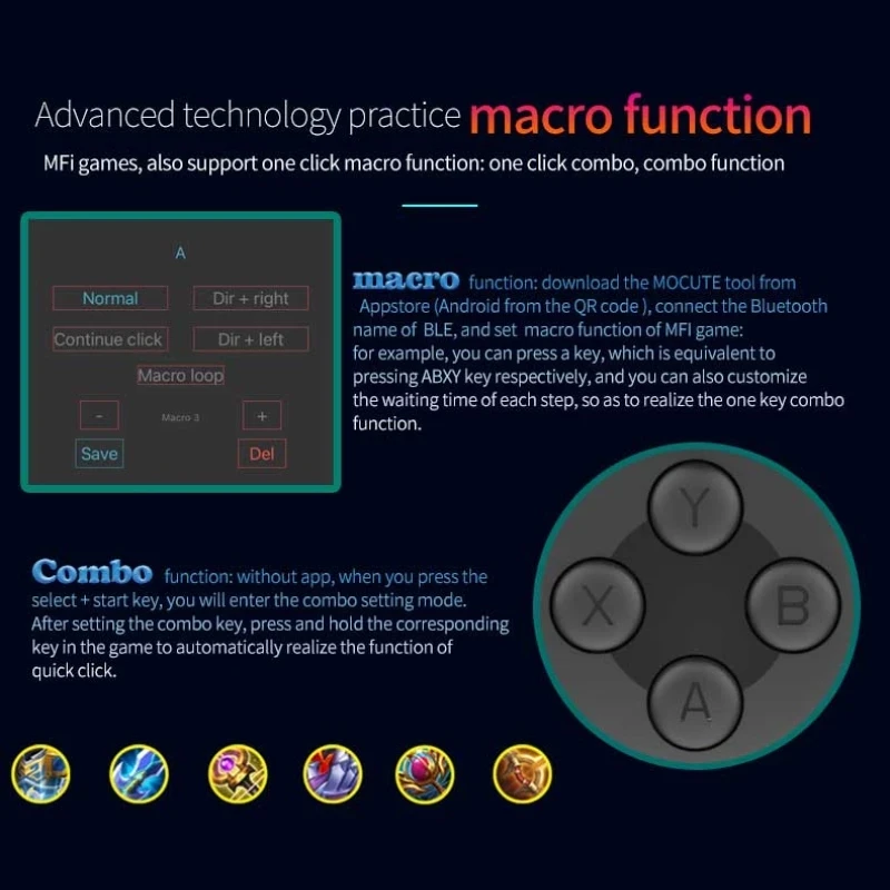 Telefone celular gamepad joyst - Gaming Trigger Phone avaliação e preço