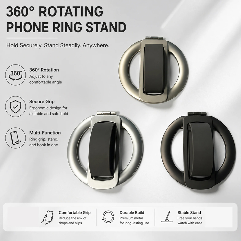360 °   Anel Magnético Rotativ - Pop Socket Grip avaliação e preço