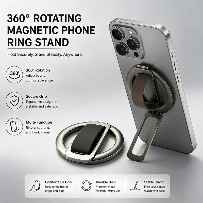 360 °   Anel Magnético Rotativ - Pop Socket Grip avaliação e preço