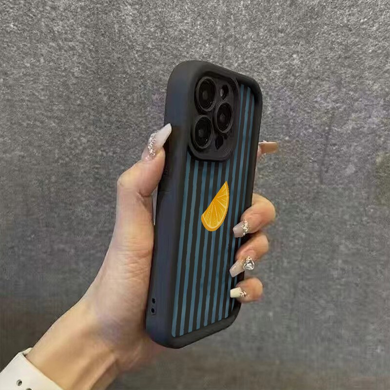 Listrado limão fatia padrão ca - Phone Accessories Iphone avaliação e preço