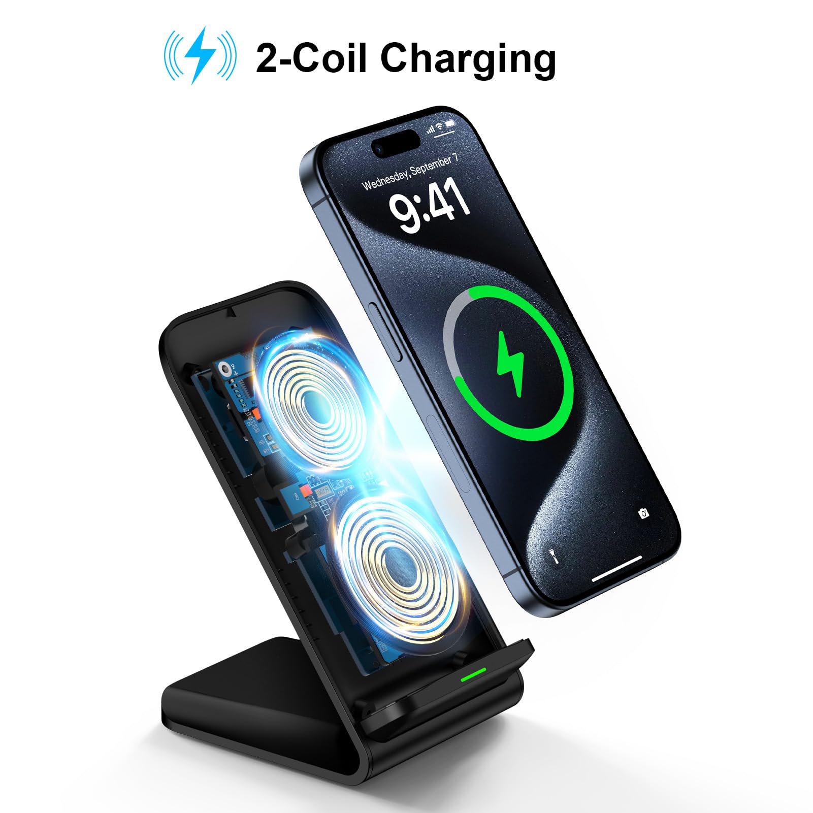 Carregador Sem Fio 15W com Sup - Phone Accessories For Android avaliação e preço
