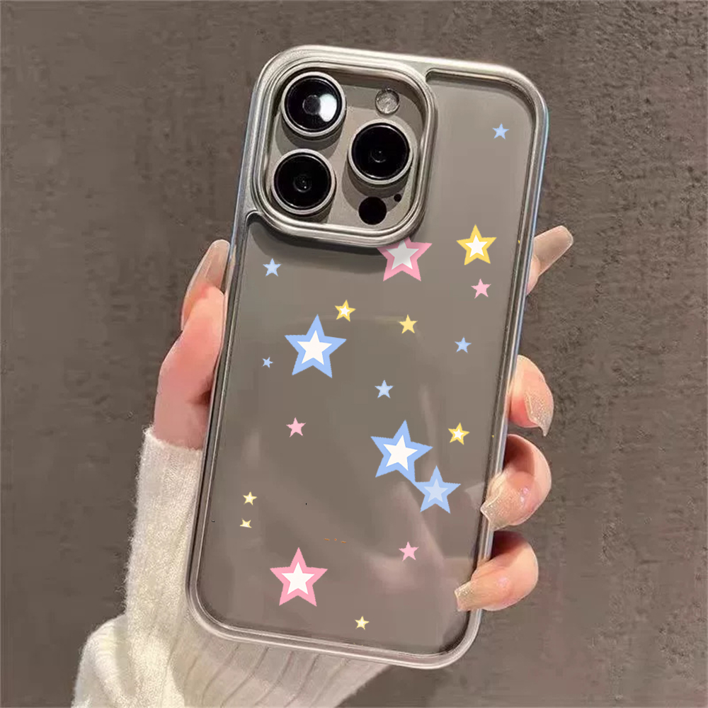 Capas Transparentes Y2K Stars  - Phone Accessories Iphone avaliação e preço